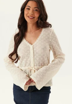 Peplum Lace Cardigan