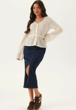 Peplum Lace Cardigan