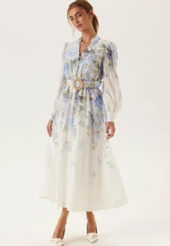 Peyton Trim Detail Midi Dress