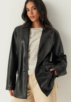PU Blazer Jacket