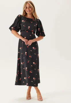 Puff Sleeve Ankle Dress