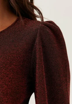 Puff Sleeve Sparkling Dress