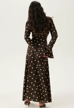 Ruched Front Midi Dress