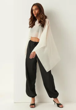 Satin Balloon Trousers