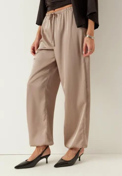 Satin Balloon Trousers