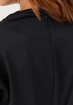 Satin Cowl Neck Midi Dress