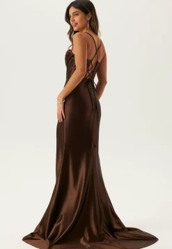 Satin Evening Dress