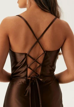 Satin Evening Dress