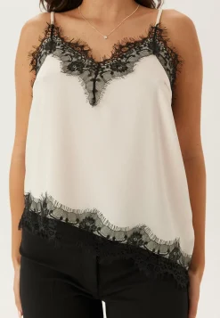 Satin Lace Singlet