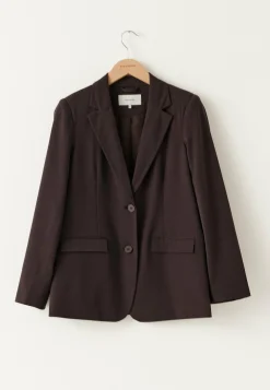 Shaped Single Button Blazer