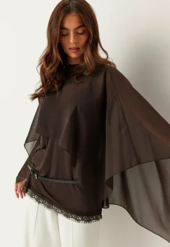 Sheer Chiffon Cape