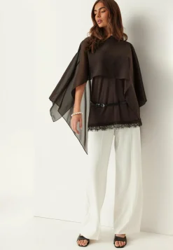 Sheer Chiffon Cape
