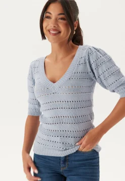 Short Sleeve Knit Sweater