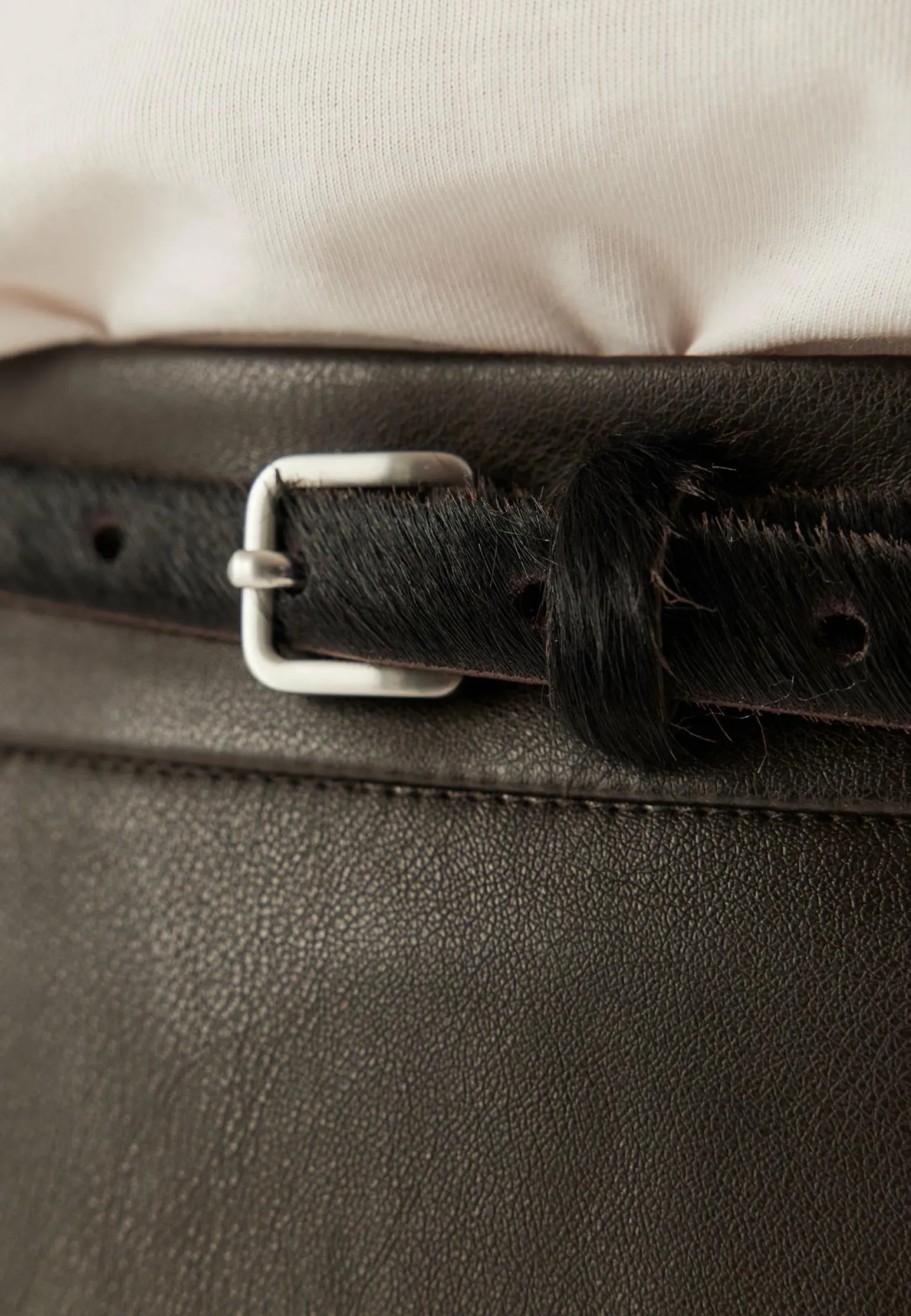 Slfcaroline Slim Cow Belt