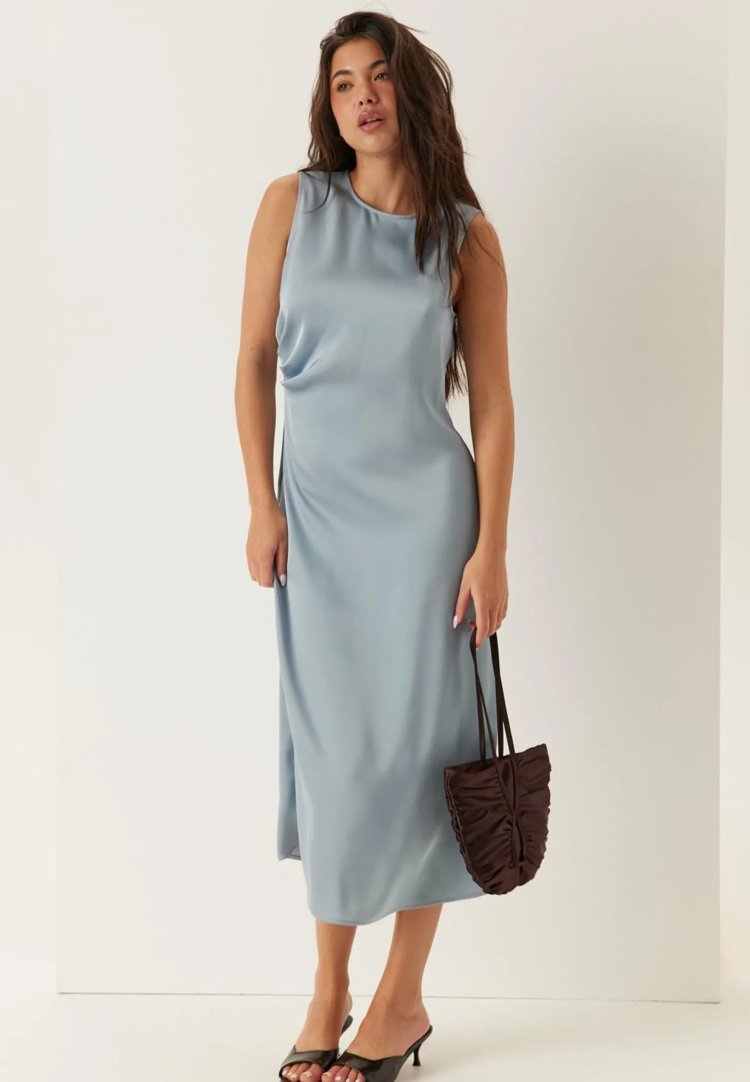 Slfchloe Slim Sl O-neck Midi Dress