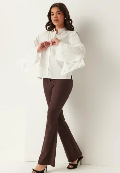 Slfdelia Relaxed Flounce Shirt