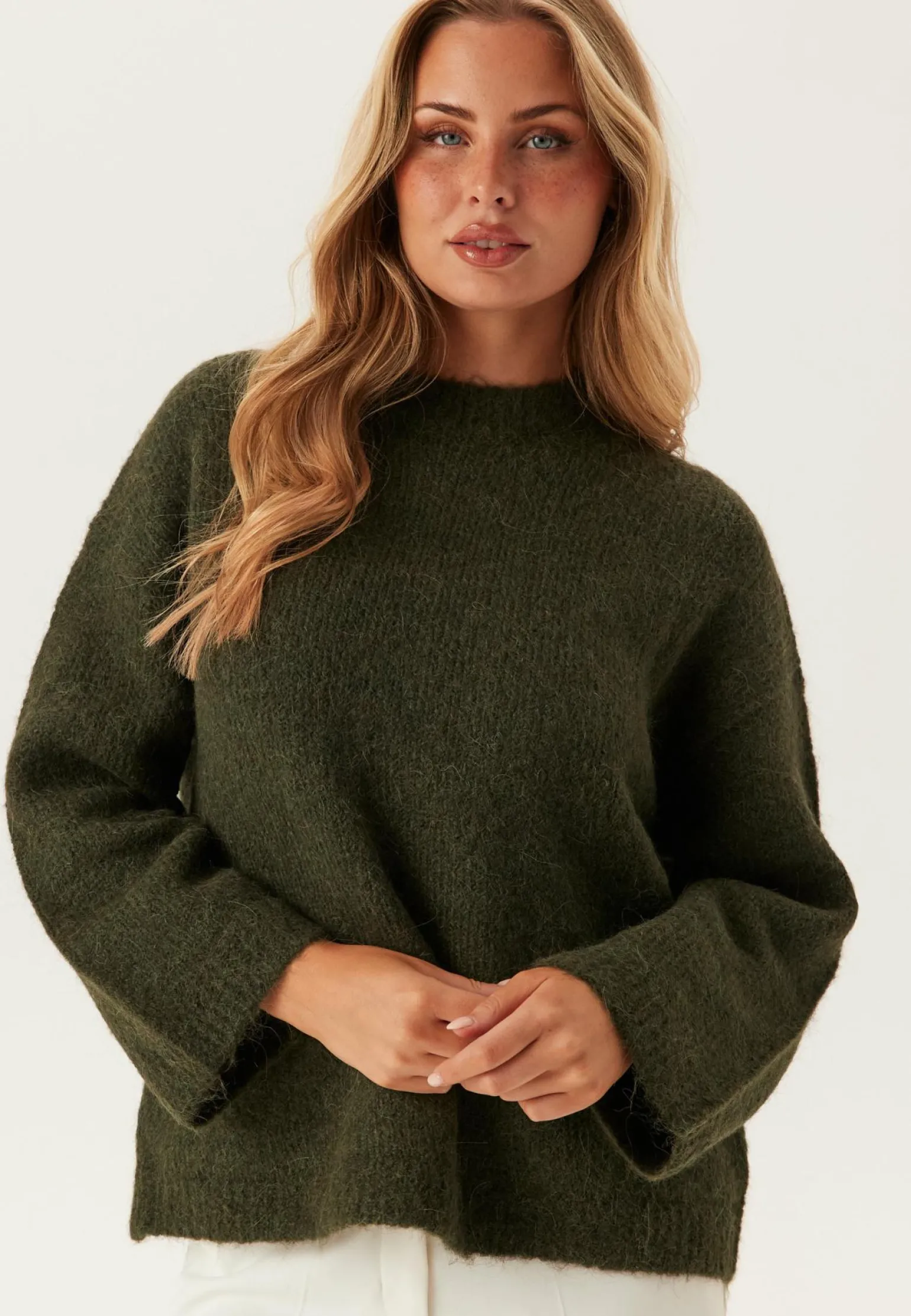 Slfgabriella Ls Knit New O-nec