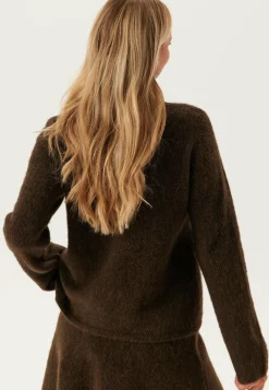 Slflulu Brushed Ls Knit Keyhol