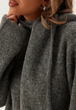 Slflulu Ls Bow Knit