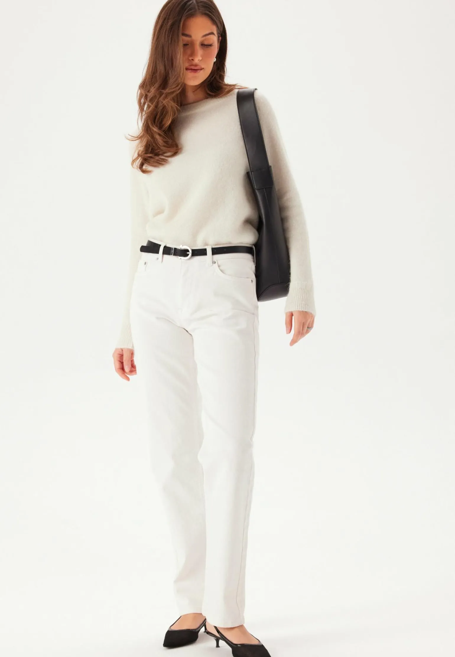 Slflulu LS Knit O-Neck