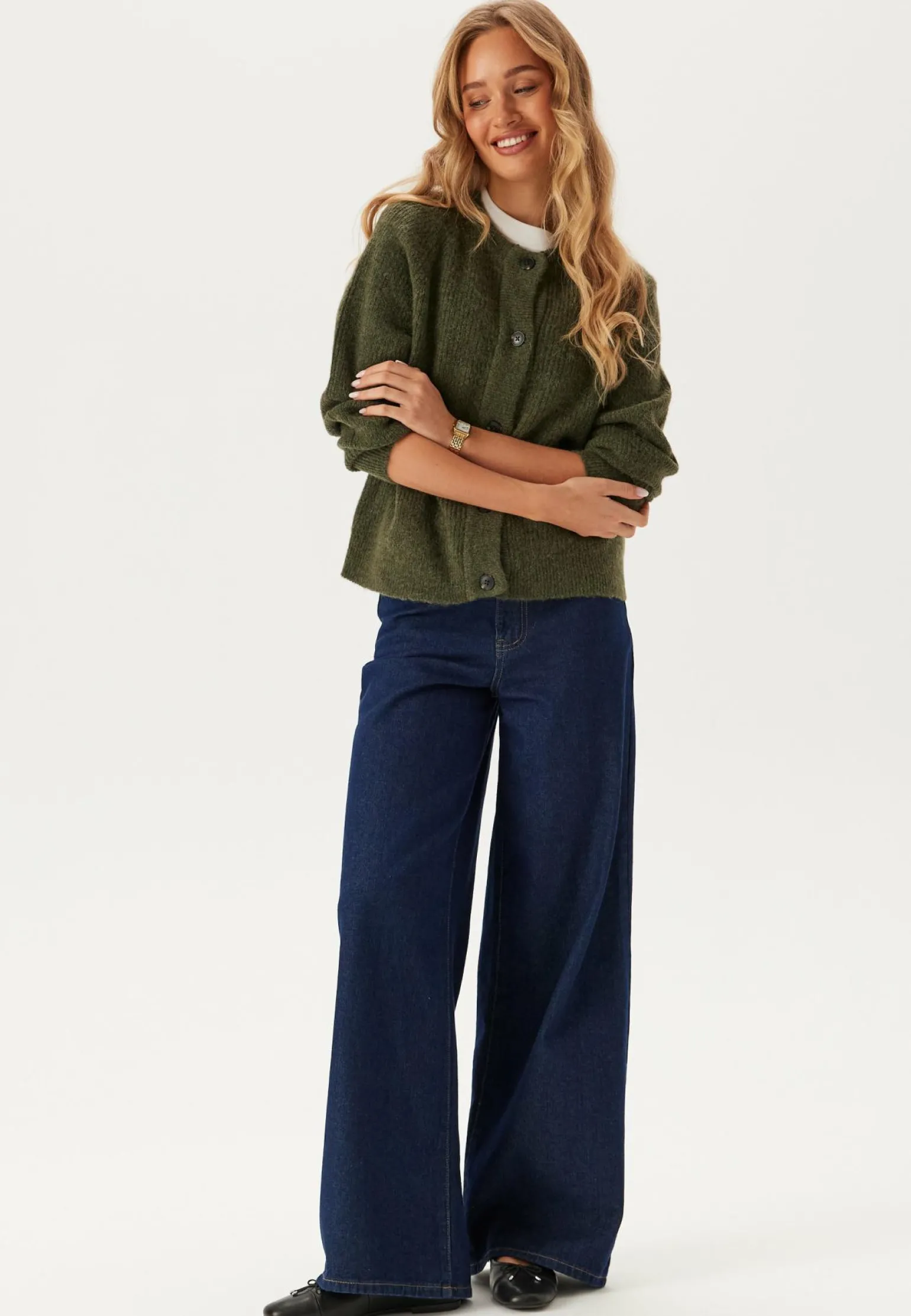 Slflulu Ls Knit Short Cardigan