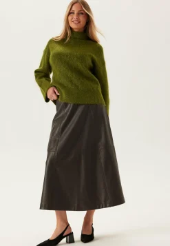 Slfmira Mohair Ls Knit High_x0