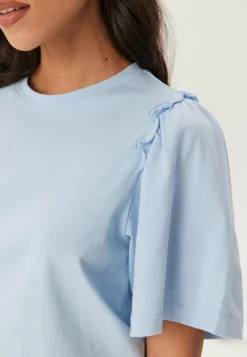 Slfpenelope 2/4 RUFFLE TEE NOO