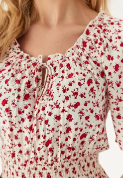Smock Maxi Viscose Dress