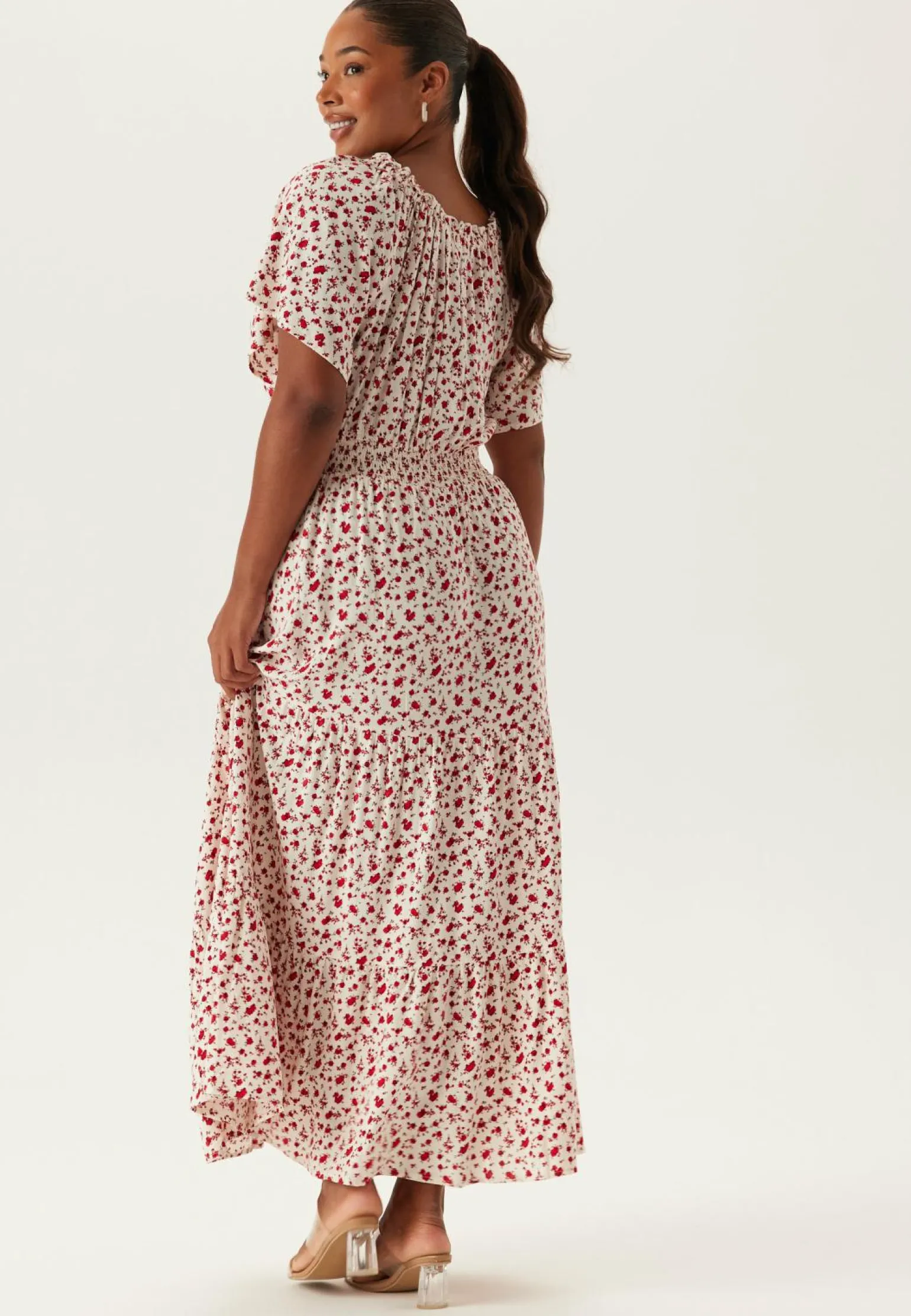 Smock Maxi Viscose Dress