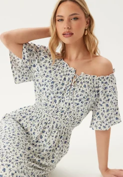 Smock Maxi Viscose Dress