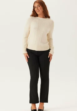 Soft Flared Suit Trousers