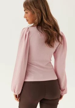 Square Neck Balloon Sleeve Top