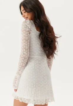 Square Neck Lace Dress