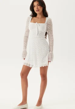 Square Neck Lace Dress