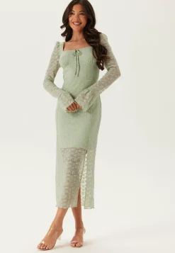 Square Neck Lace Dress