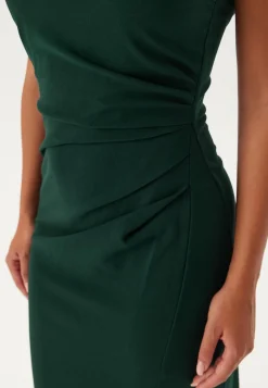 Square Neck Slit Maxi Dress