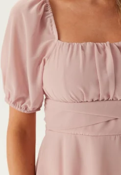 Square Neck S/S Georgette Blouse