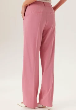Straight High Waist Suit Trousers