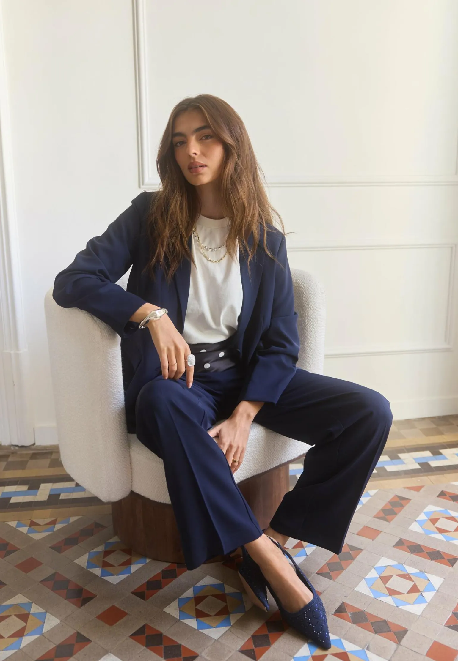 Straight Leg Trousers