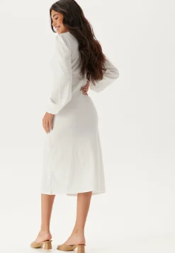 Structure Button Midi Dress