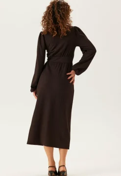 Structure Button Midi Dress