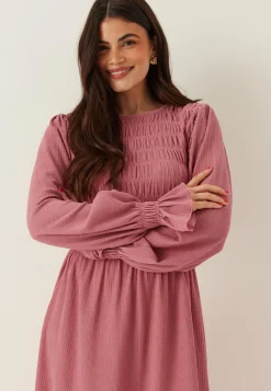 Structure Long Sleeve Midi Dress