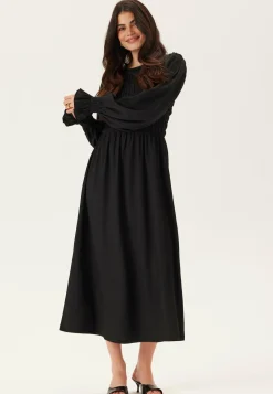 Structure Long Sleeve Midi Dress