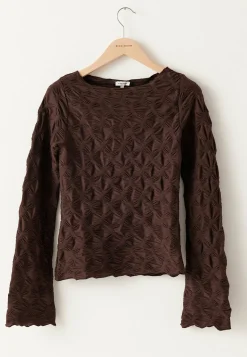 Structure Long Sleeve Top