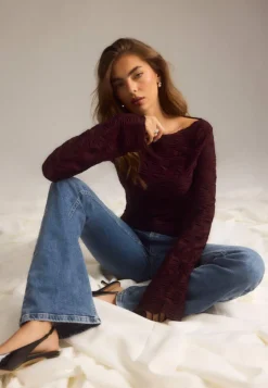 Structure Long Sleeve Top