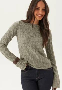 Structure Long Sleeve Top