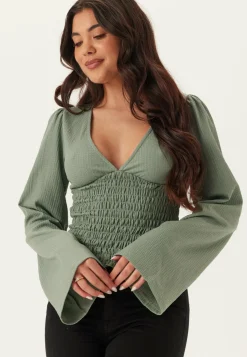 Structure Smock Top
