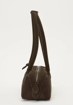 Suede Baguette Bag
