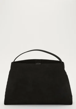 Suede Knot Shoulder Bag