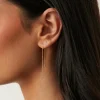 Tahoe Chain Earrings Gold-plat